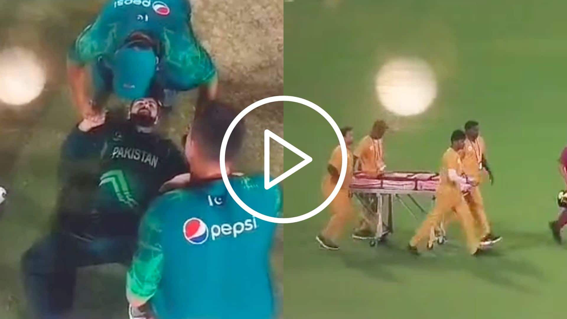 [Watch] Shadab Khan Suffers 'Serious' Injury As Stretcher Comes Out In Chennai